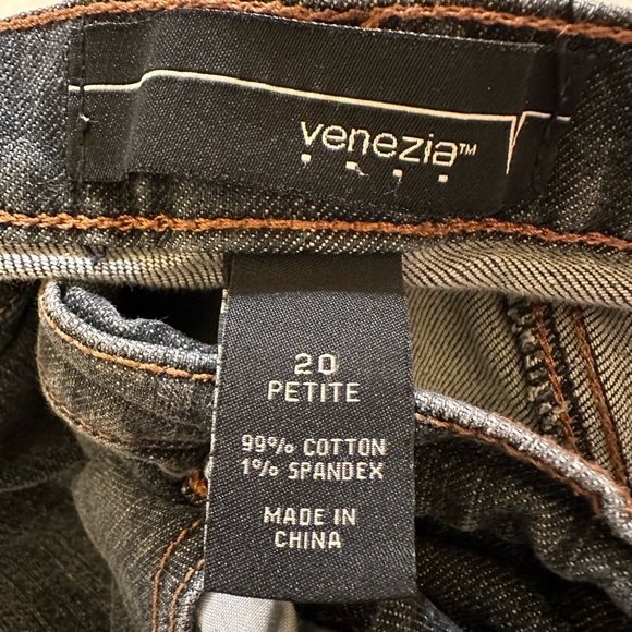 Venezia Jeans - Wide Leg - 20 Petite - Dark Denim - Venezia - Picture 10 of 10